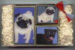 The pugs never fade or wash off!