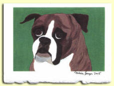 Note Card - Boxer