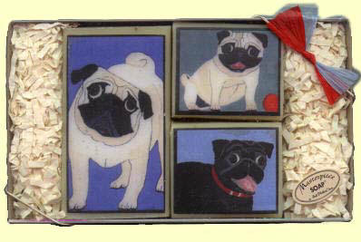 Pug Art Soap