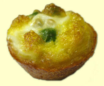 Quinoa Quiche - Peas