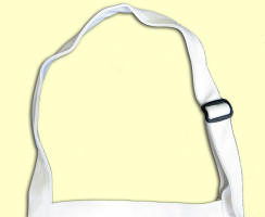 One size fits all with this adjustable neck strap.
