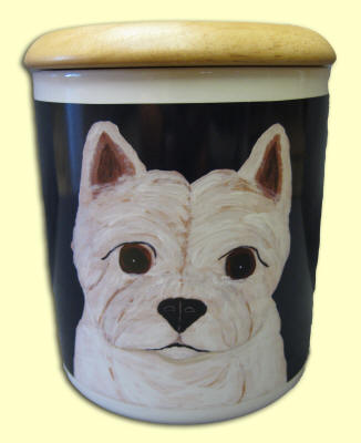 Canister - Westie Design