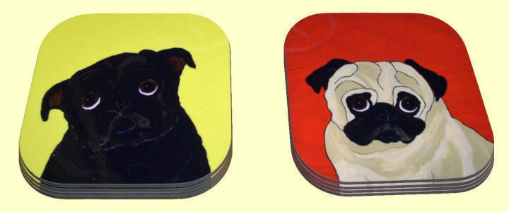 2 Coaster Sets -  (Designs A55 and A56)