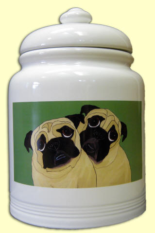 Cookie Jar - Pug Design A67