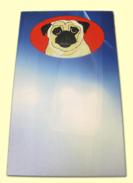 Note Pad - Pug Design A76
