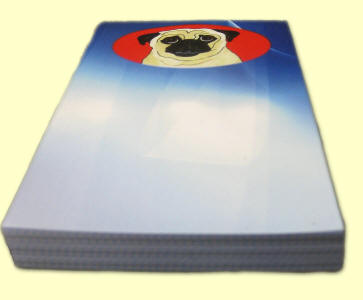 Note Pad - Pug Design A76