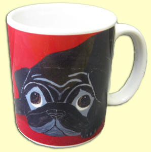Mug Side - Pug Design A29