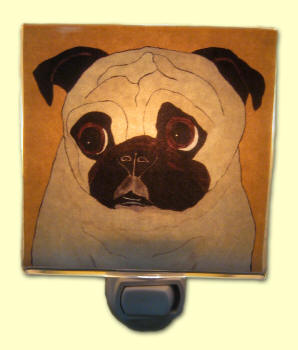 Night Light on - Pug Design A63