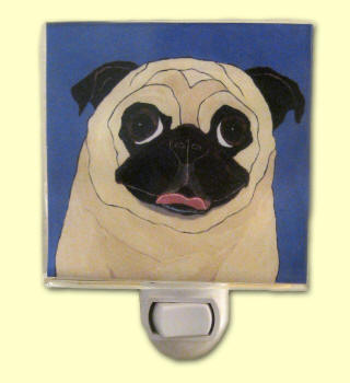 Night Light off - Pug Design A64