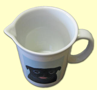 Holds 16 oz of cream, milk or juice!