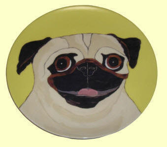 Plate - Pug Design A51