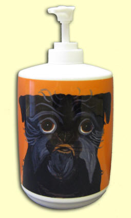 Soap Dispenser - Affenpinscher Design