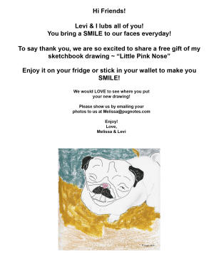 Download your Free Gift ~ "Little Pink Nose"  